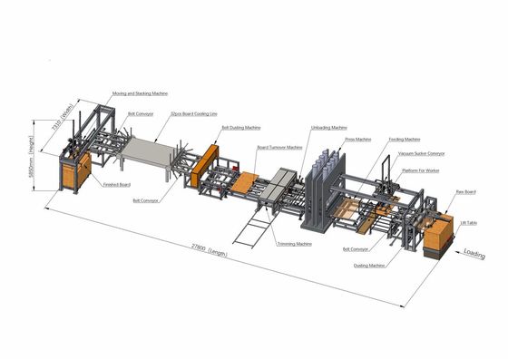 ποιότητας  MDF Boards HDF Boards Laminate Hot Press Machine For Plywood 1600 Ton εργοστάσιο