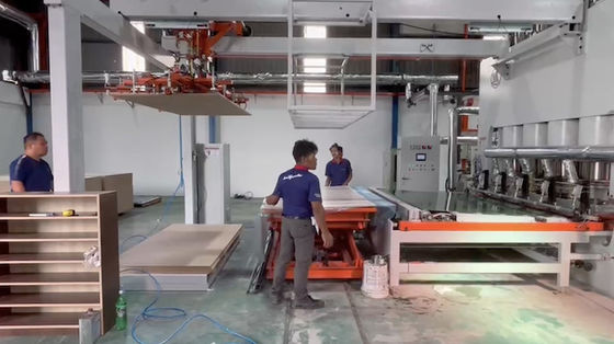 Αγορά Μηχανή για την επιφάνεια μελαμίνης επίπλων με στρώση MDF HDF PB 15KW online manufacture