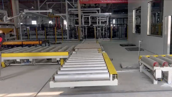 4×8 Τεχνητό Πίνακα MDF Σύντομη Μηχανή Τύπου Τύπου Αυτοματοποιημένη Γραμμή Παραγωγή Πίνακας με βάση το ξύλο